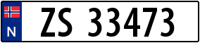 Truck License Plate